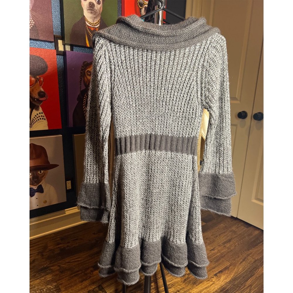 Flare-Sleeve Sweater